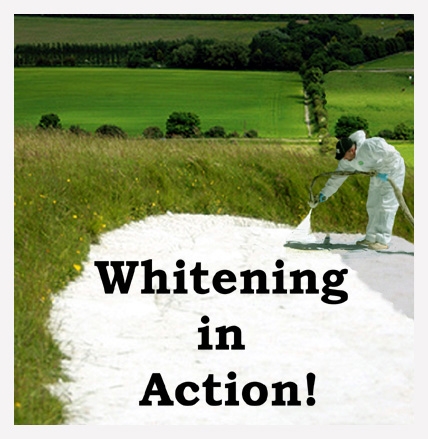 Whitening Chalk Figures